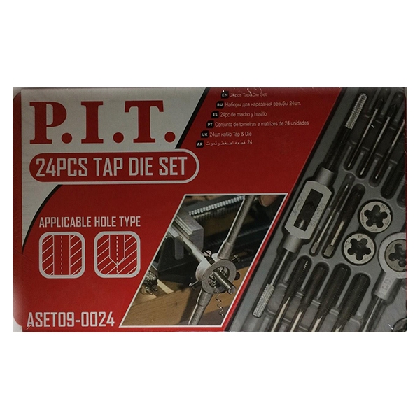 PIT расходник ASET09-0024 набор для нарезания резьбы P.I.T. 24шт