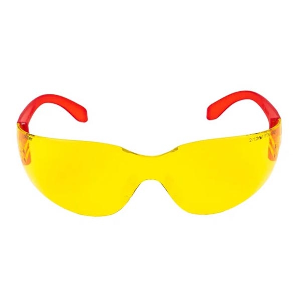 PIT MSG-302 очки защитные (поликарбонат, желтые, покрытие super, повышенная контрастность, мягкий носоупор)- фото