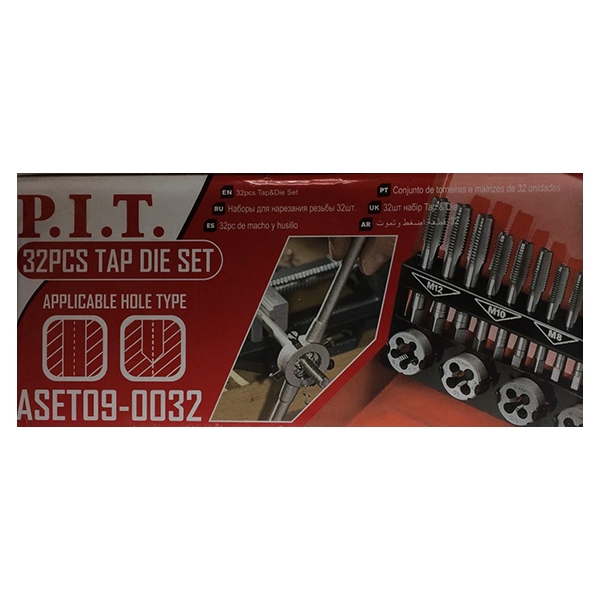 PIT расходник ASET09-0032 набор для нарезания резьбы P.I.T. 32шт