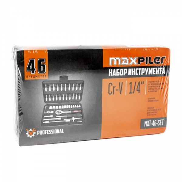 PIT MXT-46-SET набор инструментов MaxPiler ,46 предметов,1/2