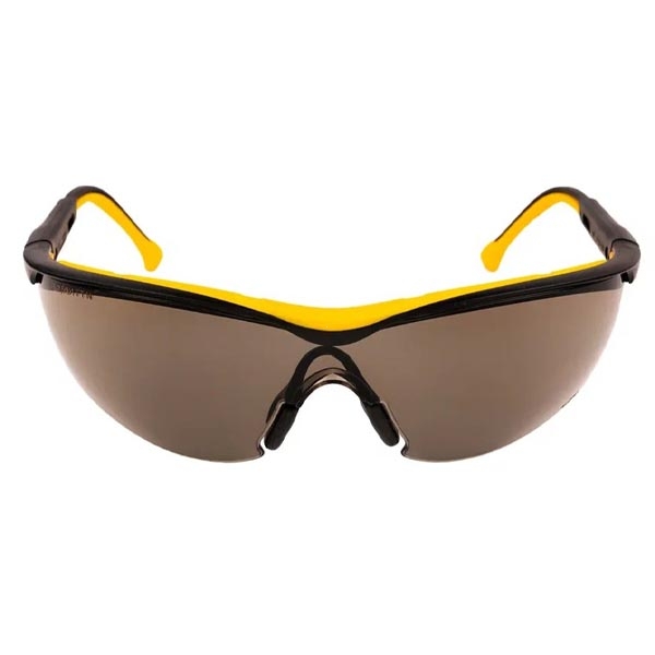 PIT MSG-403 очки защитные (поликарбонат,серые, покрытие super, мягкий носоупор, регулировка дужек)- фото