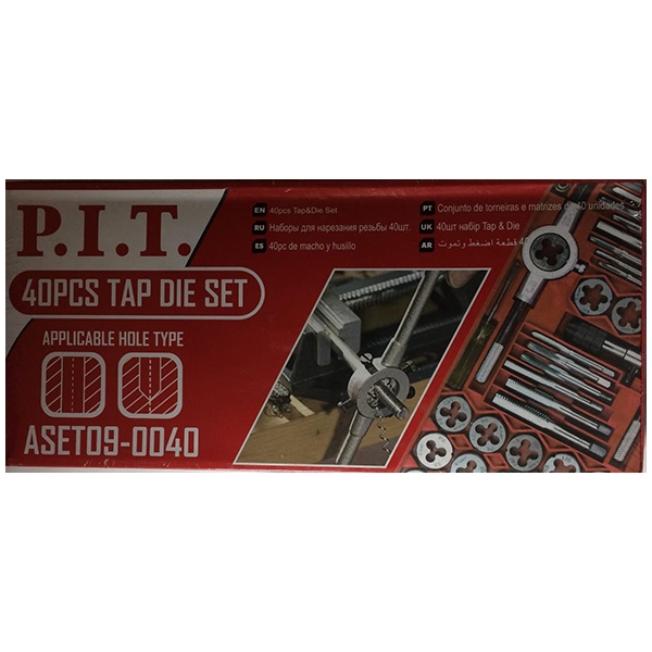 PIT расходник ASET09-0040 наборы для нарезания резьбы P.I.T. 40 шт